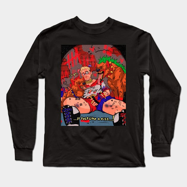 Male Harley Long Sleeve T-Shirt by Alejandro Os Art